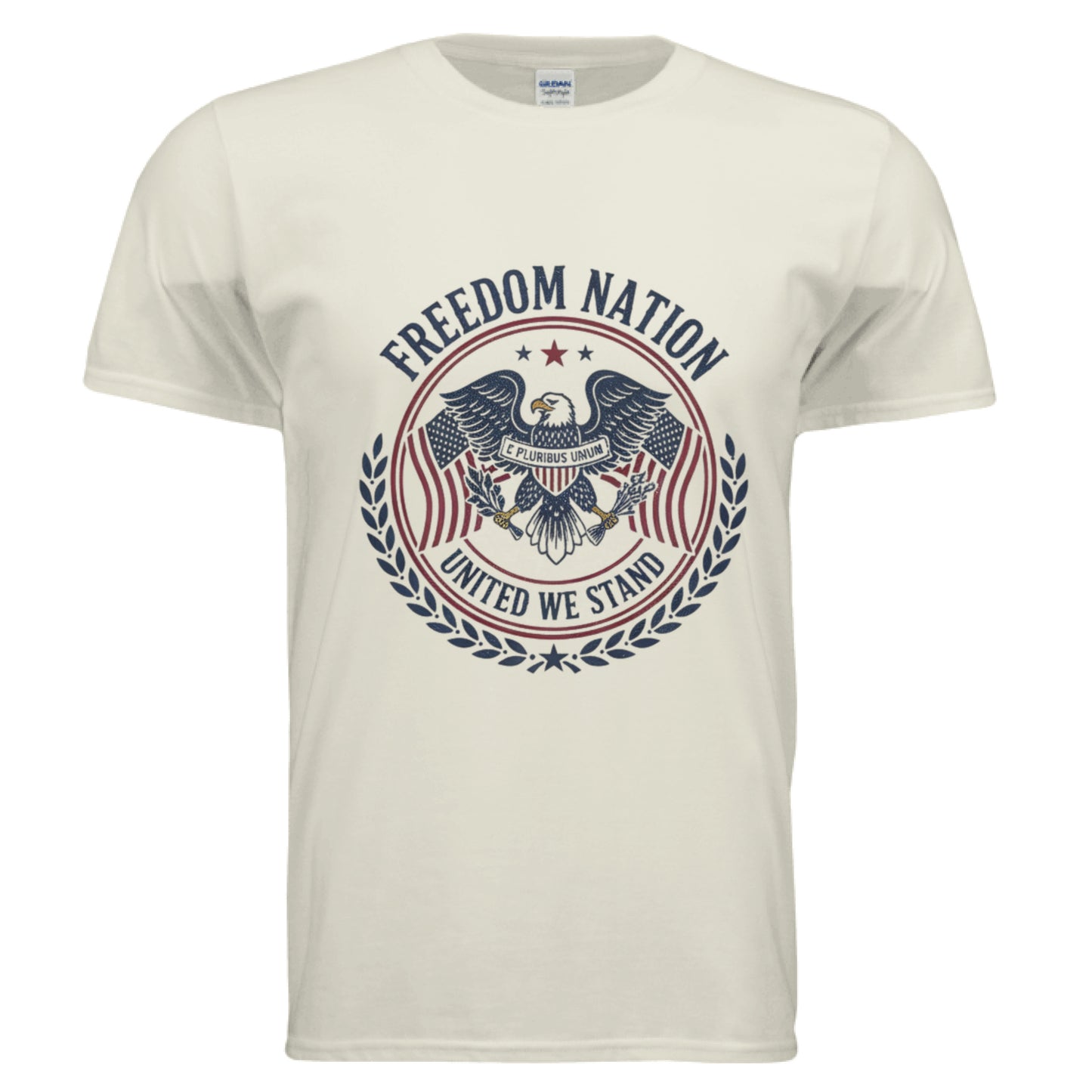Freedom Nation Patriot T-Shirt NATURAL Salvation Clothing and Accessories Apparel
