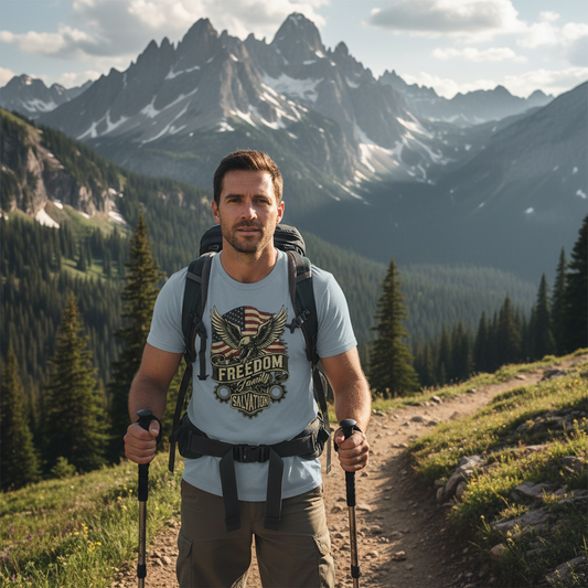 Freedom Family Salvation Christian T-Shirt Salvation Clothing and Accessories Apparel