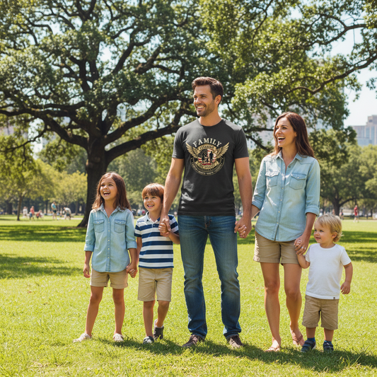 Family Freedom Patriot T-Shirt Salvation Clothing and Accessories