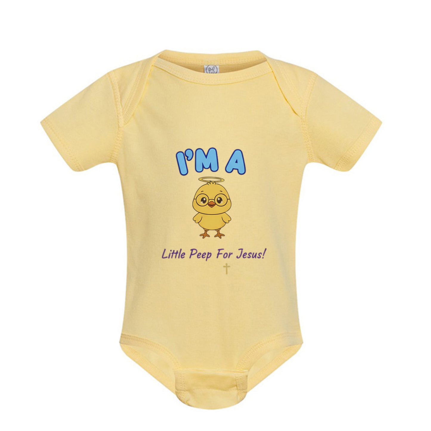 I'm a Little Peep for Jesus Faith Onesie BANANA Salvation Clothing and Accessories Apparel