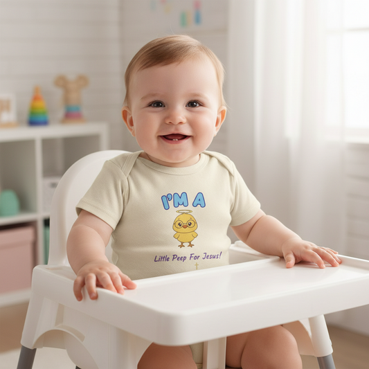 I'm a Little Peep for Jesus Christian Onesie Salvation Clothing and Accessories Apparel