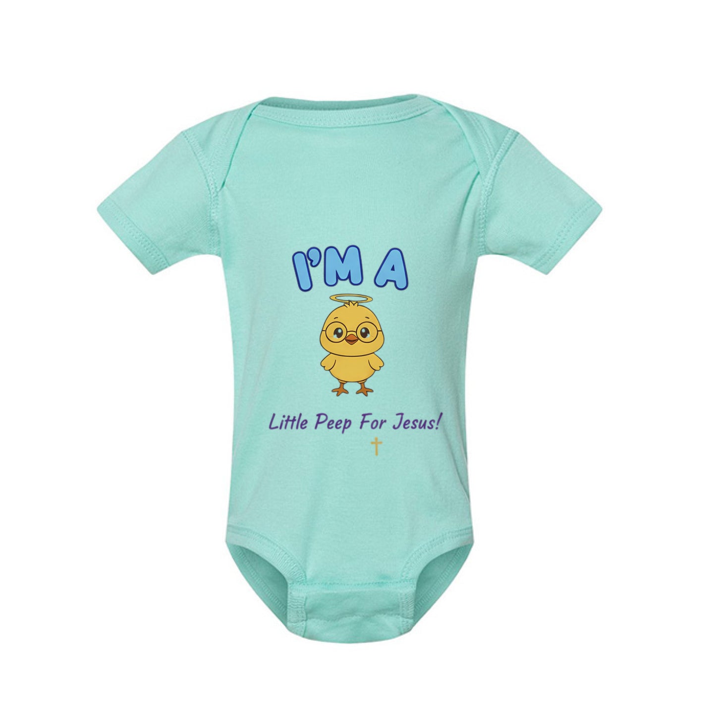 I'm a Little Peep for Jesus Faith Onesie CHILL Salvation Clothing and Accessories Apparel