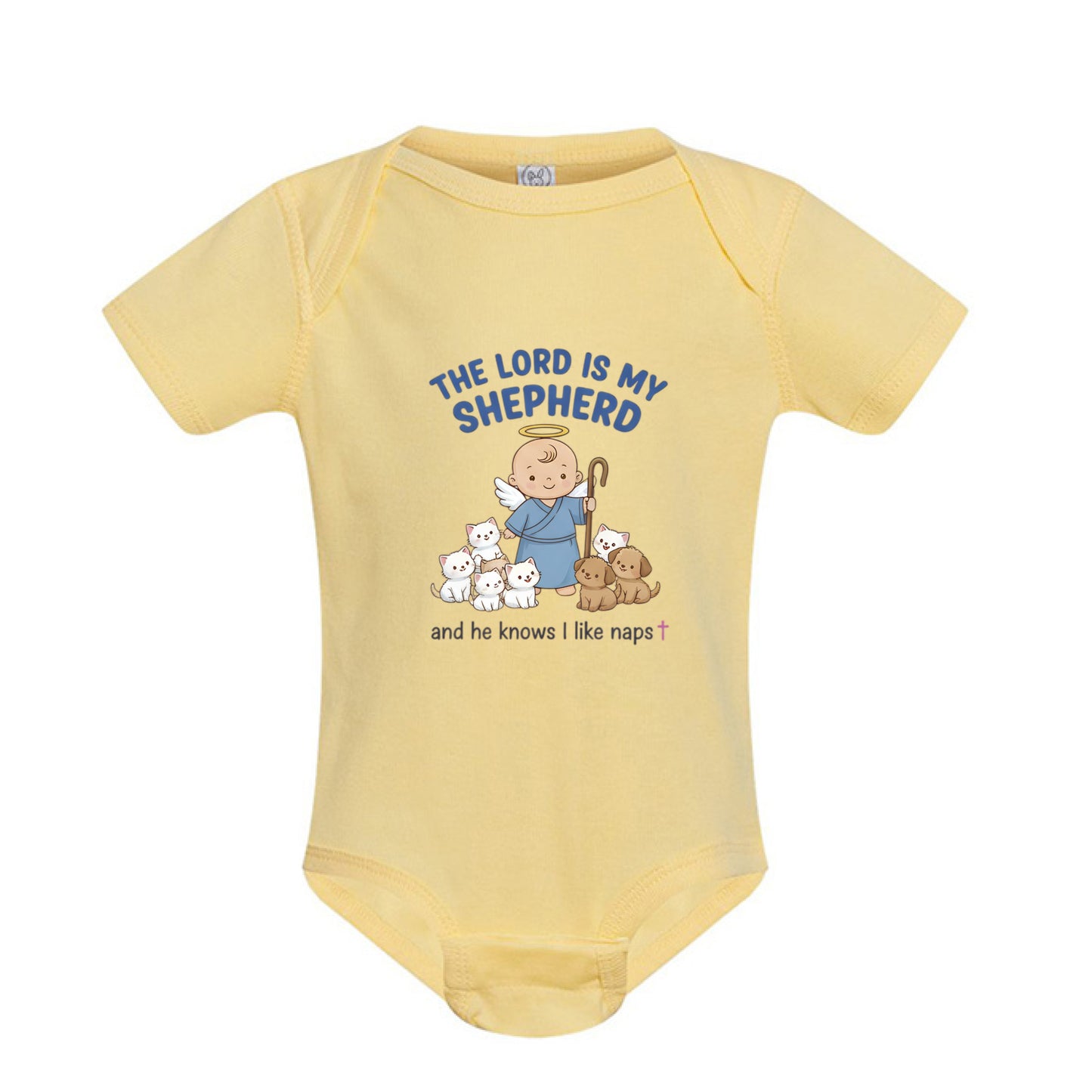 The Lord is my Shepherd Faith Onesie BANANA Salvation Clothing and Accessories Apparel