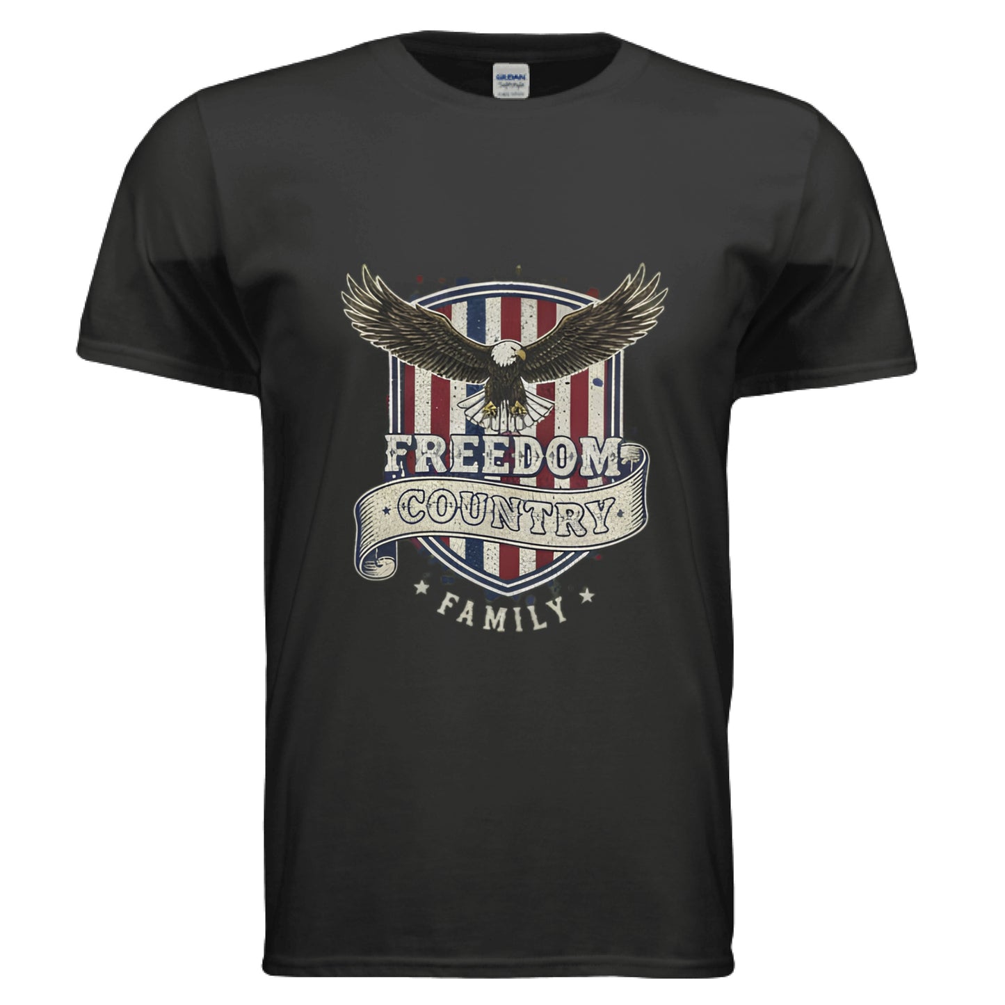 Freedom Country Family Patriot T-Shirt BLACK Salvation Clothing and Accessories Apparel
