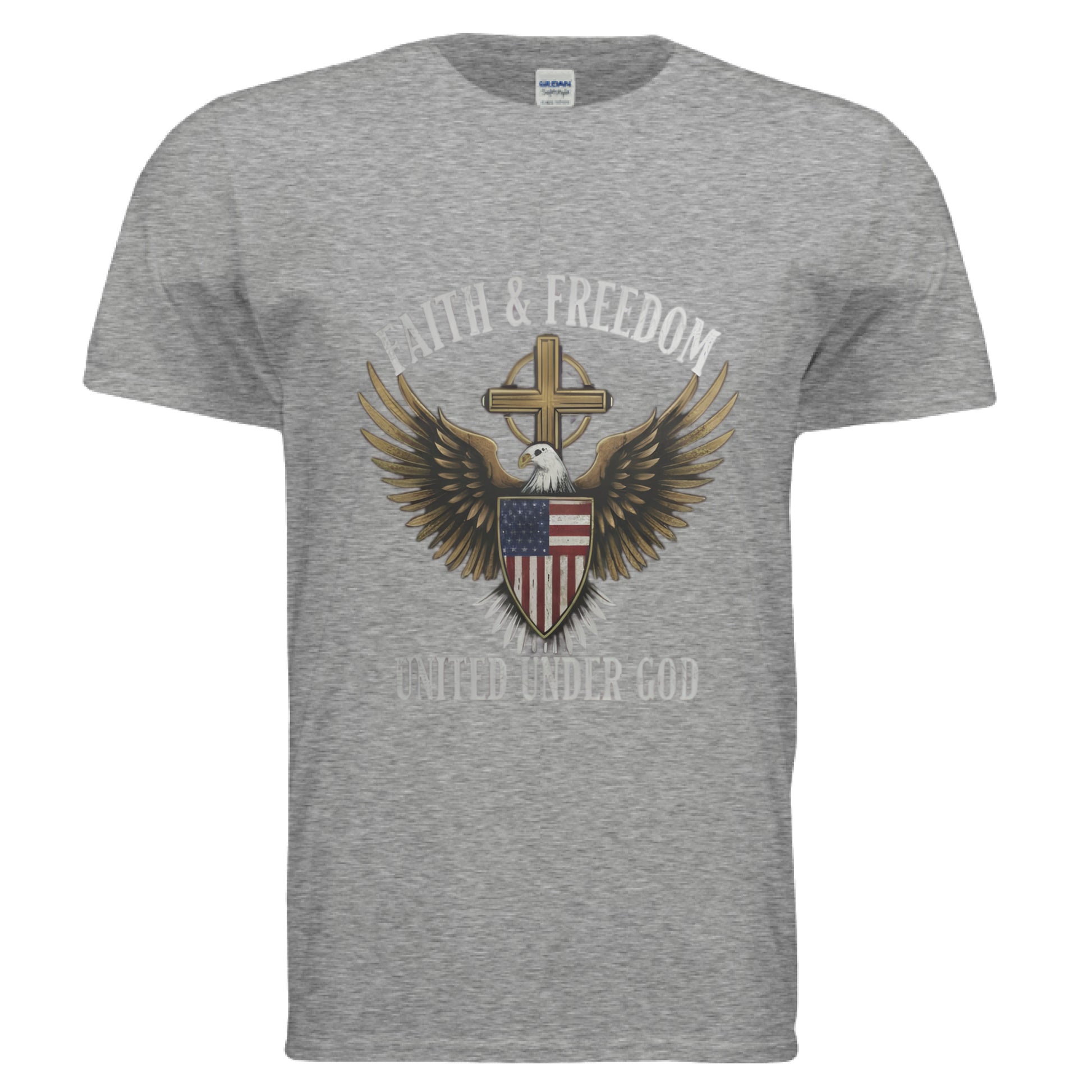 Faith & Freedom United under God Faith T-Shirt Salvation Clothing and Accessories Apparel