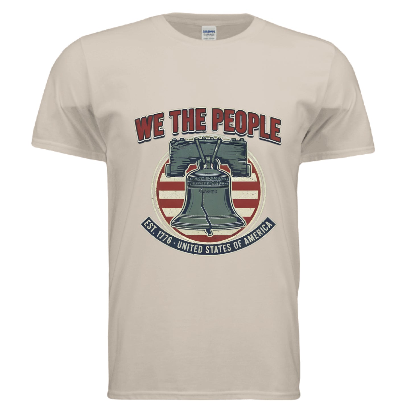 We the People Liberty Patriot T-Shirt SAND Salvation Clothing and Accessories Apparel