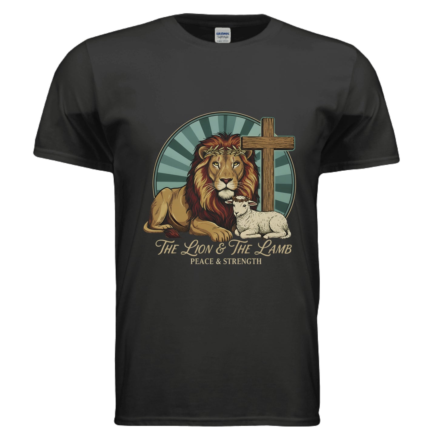 The Lion & The Lamb Faith T-Shirt BLACK Salvation Clothing and Accessories Apparel